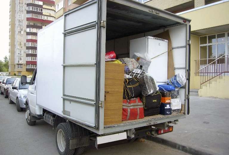 Заказ грузовой газели для транспортировки личныx вещей : Холодильник, стиралка, диванчик, личные вещи из Россия, Сочи в Украина, Мариуполь